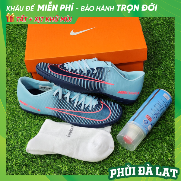 Nike Vic 6 Xám vạch Hồng - Hình ảnh 2