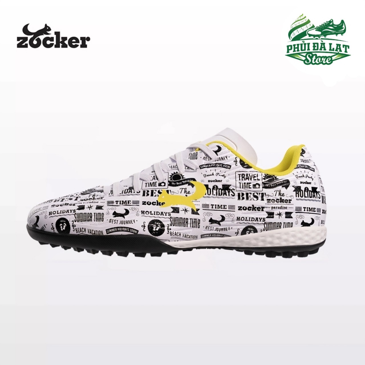 [ Sale ] Chỉ còn size 40 Zocker Winner Trắng Đen