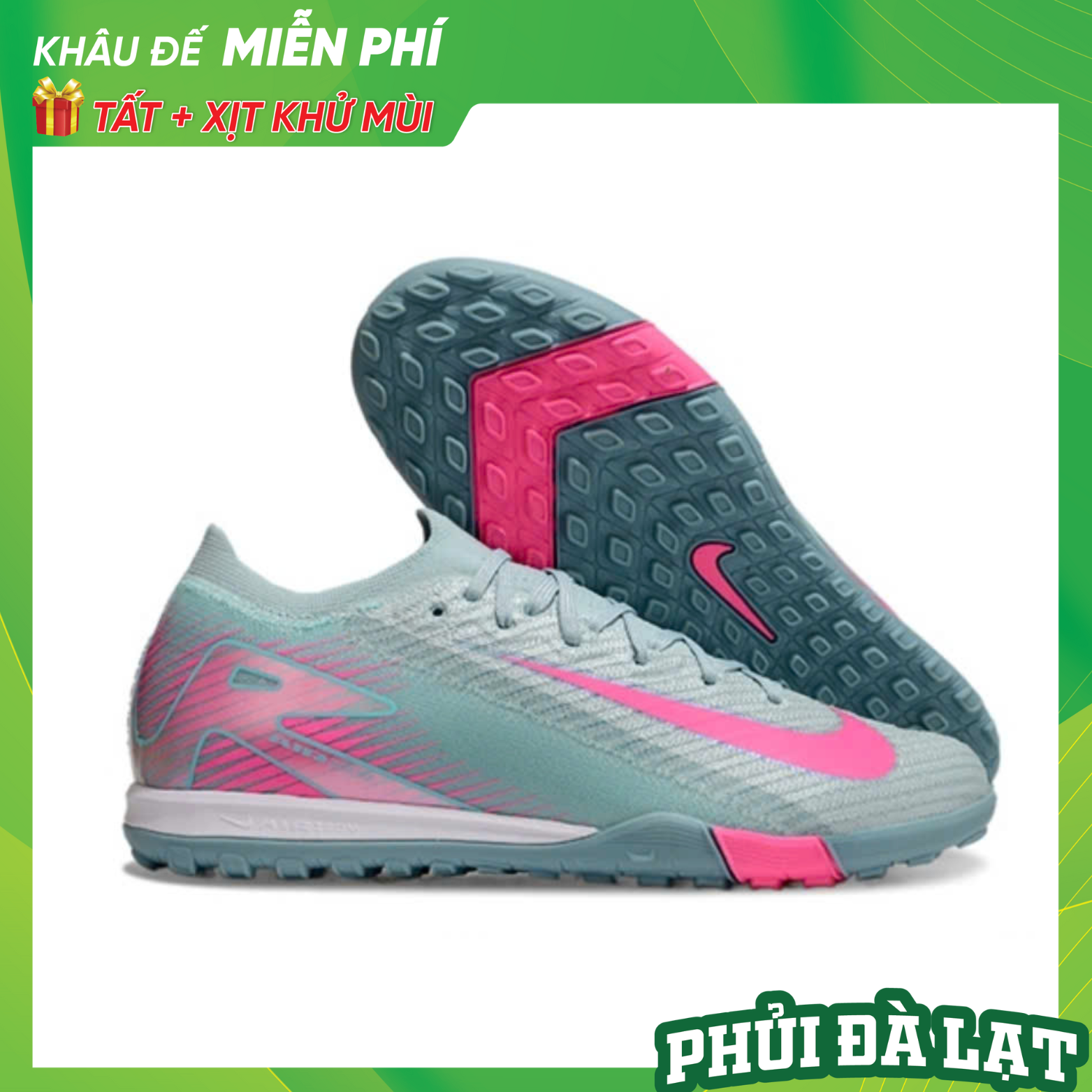 [ Size 36 37 38 ] Vapor 16 Elite Xám Xanh